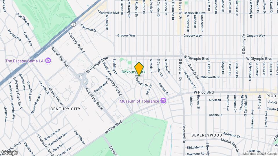 484 S Roxbury Dr Mapa y Detalles de la Ubicación