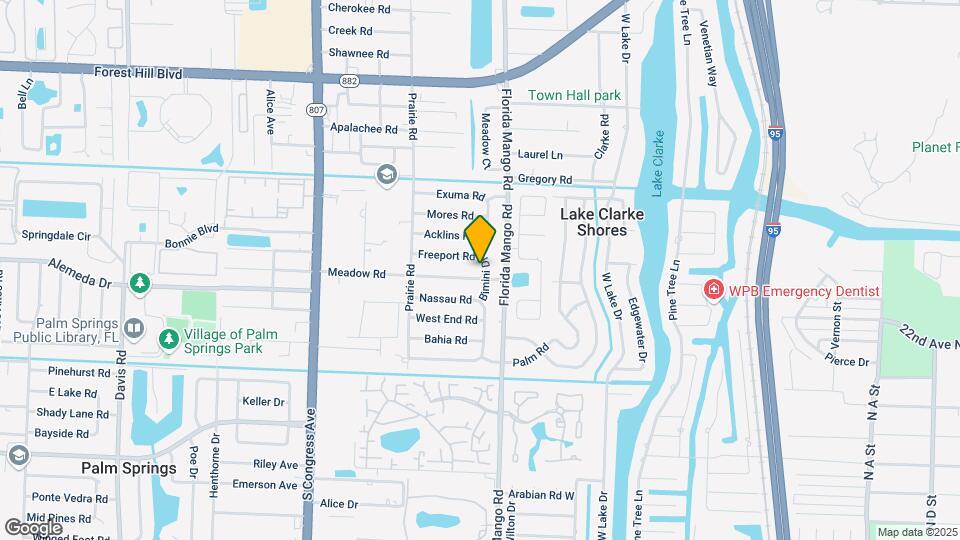 2565 Meadow Rd Map and Location Details