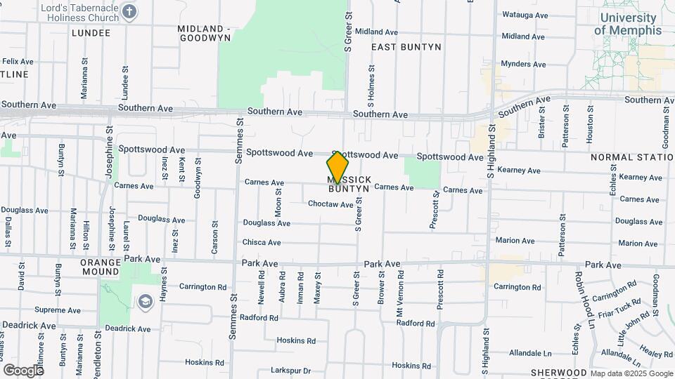 3215 Carnes Ave Map and Location Details