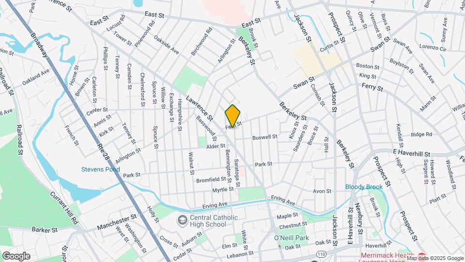 112 Saratoga St Map and Location Details