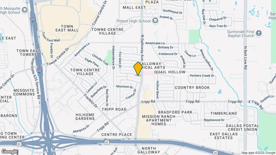 904 Hunters Glen Dr Mapa y Detalles de la Ubicación