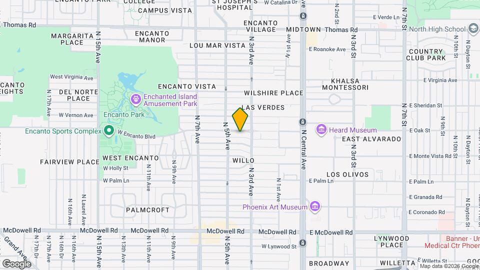 317 W Encanto Blvd Map and Location Details