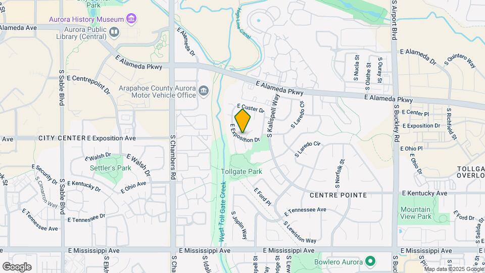 645 S Joplin St Map and Location Details