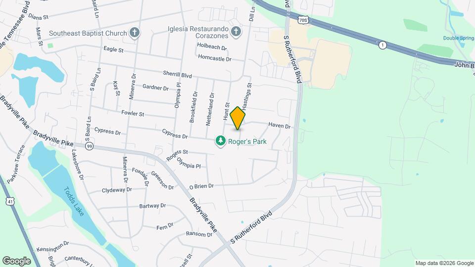 1010 Wingate St Mapa y Detalles de la Ubicación