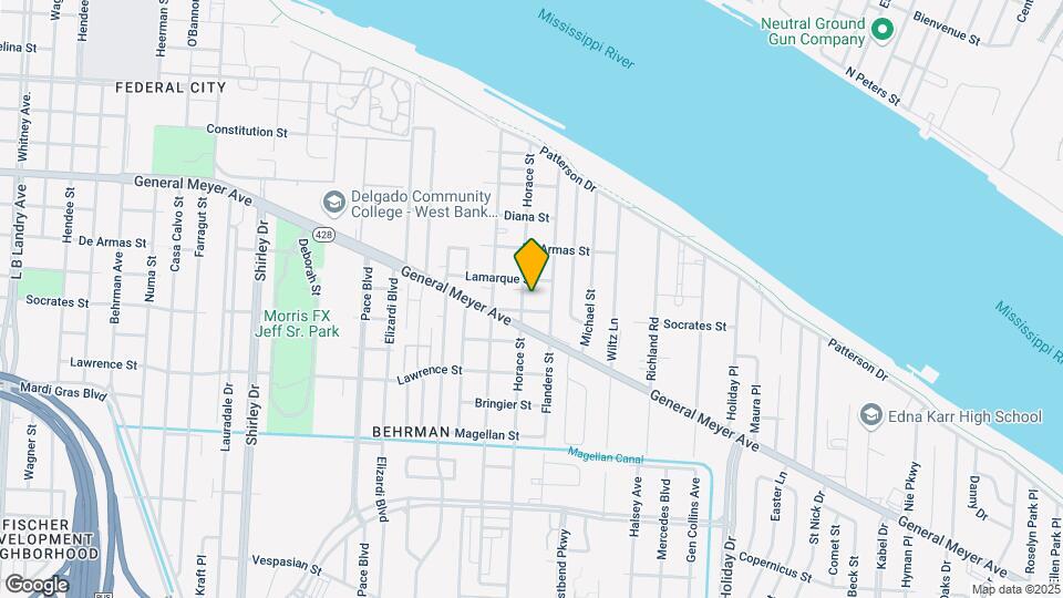 1330 Horace St Map and Location Details