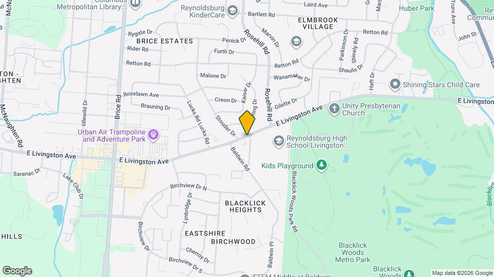 6613-6617-6617 E Livingston Ave Map and Location Details