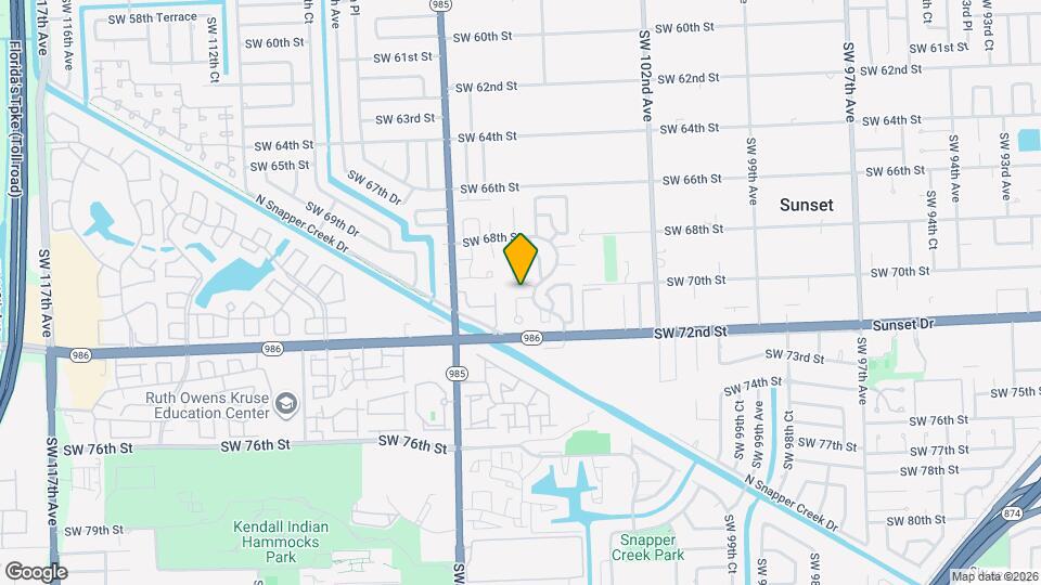 7006 SW 103rd Pl Map and Location Details