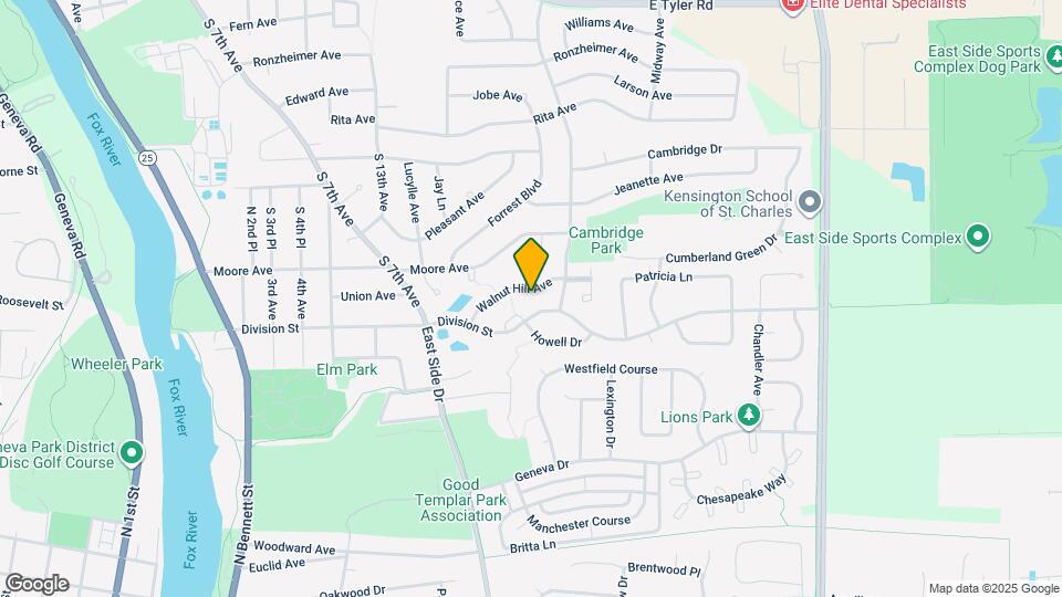 1459 Walnut Hill Ave Map and Location Details