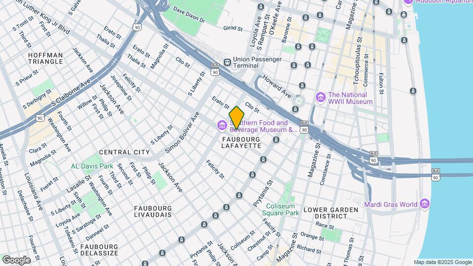1423 Baronne St Mapa y Detalles de la Ubicación
