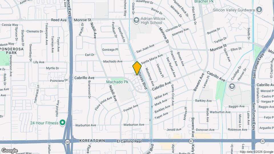 2052 Jamison Pl Map and Location Details