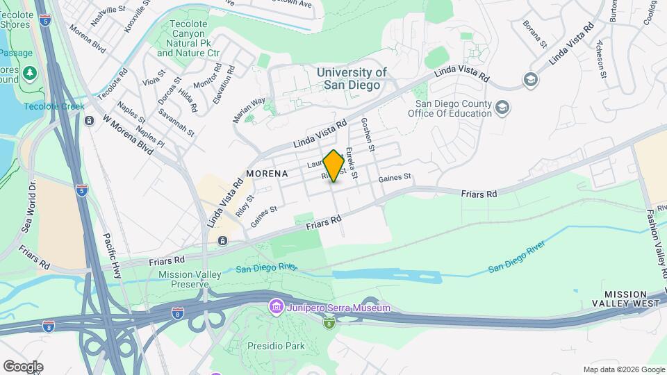 1111 Colusa St Map and Location Details