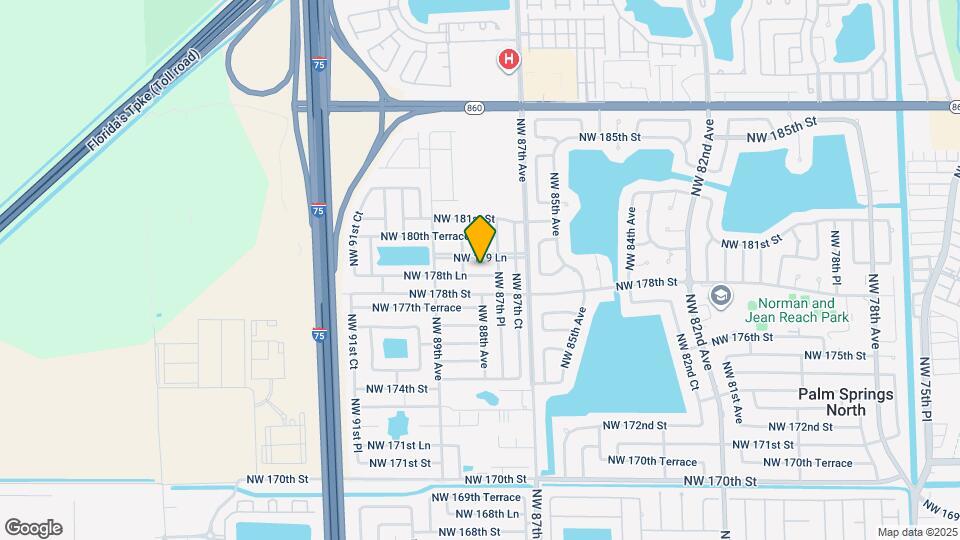 8811 NW 178th Ln Map and Location Details
