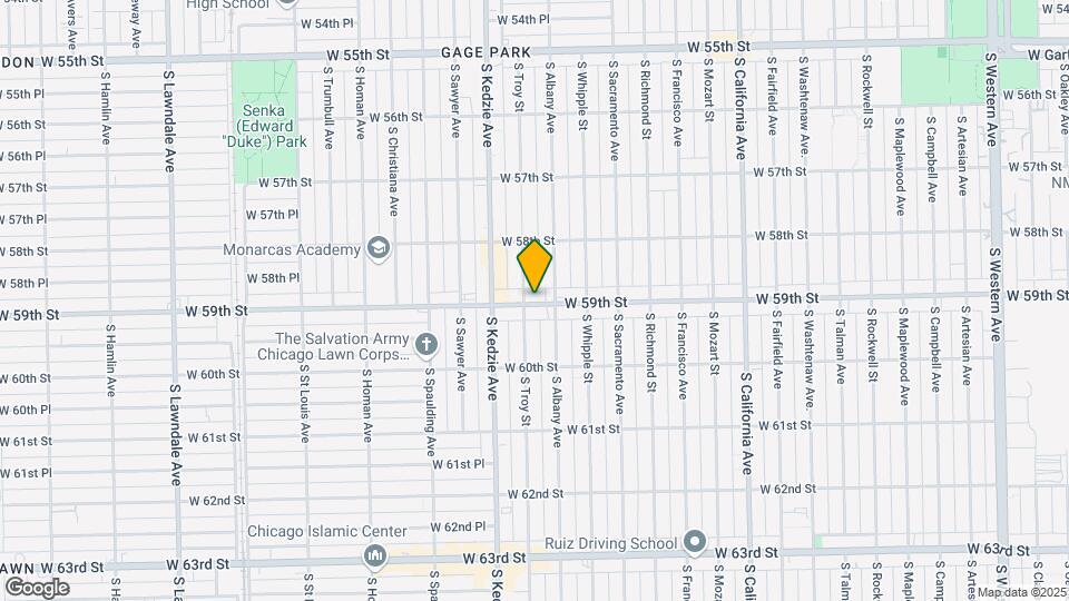 3110-3118 W 59th St Mapa y Detalles de la Ubicación
