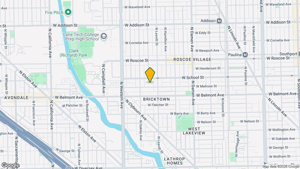 2224 W Melrose St Map and Location Details