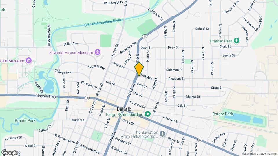418 N 4th St Map and Location Details