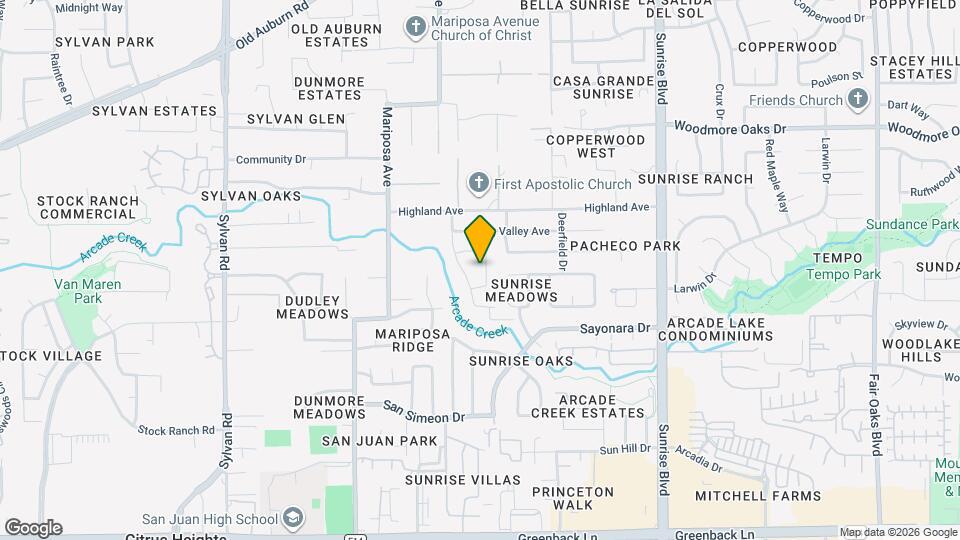 7740 Aptos Cir Mapa y Detalles de la Ubicación