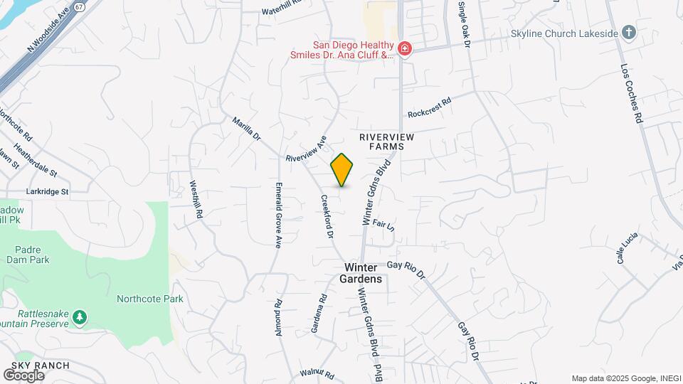 9101 Creekford Dr Map and Location Details