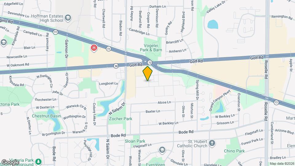 720 Hill Dr Map and Location Details