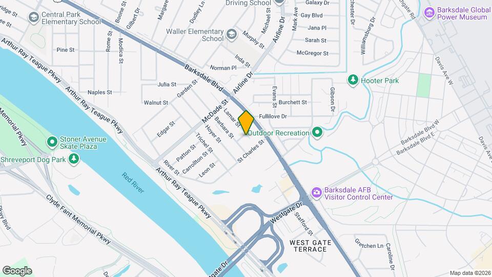 2622 Lamar St Mapa y Detalles de la Ubicación