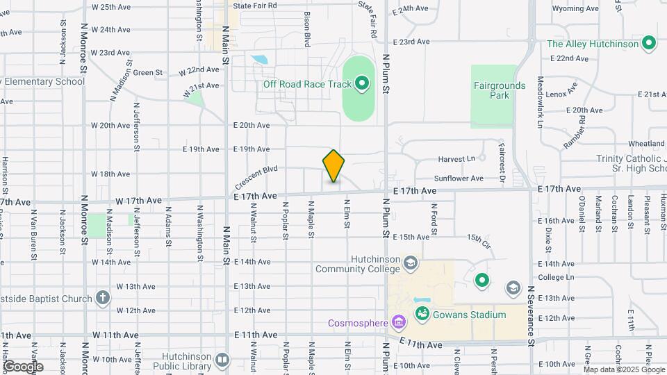 308 E 17th Ave Map and Location Details