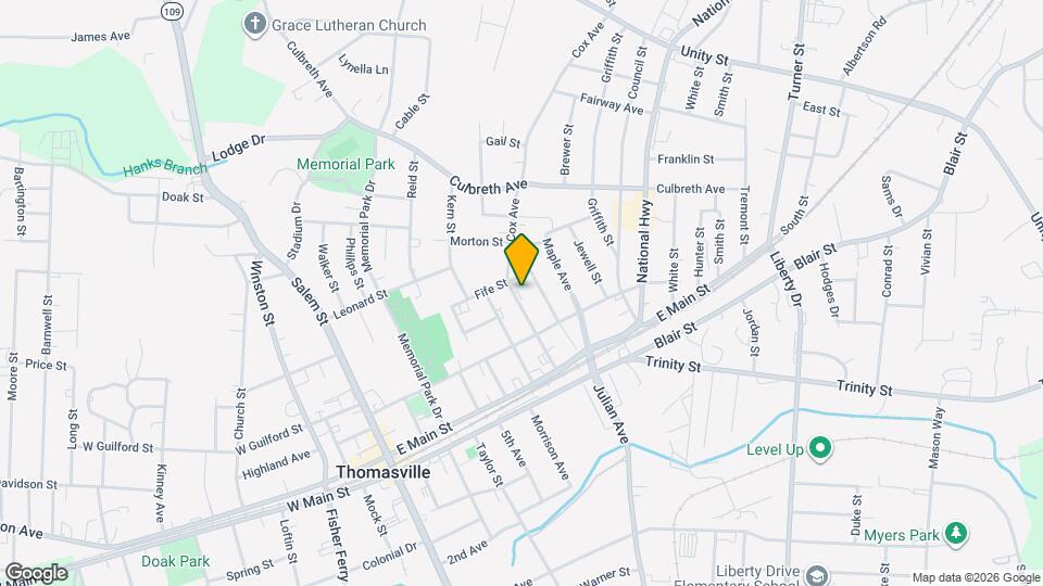 115 Cox Ave Map and Location Details