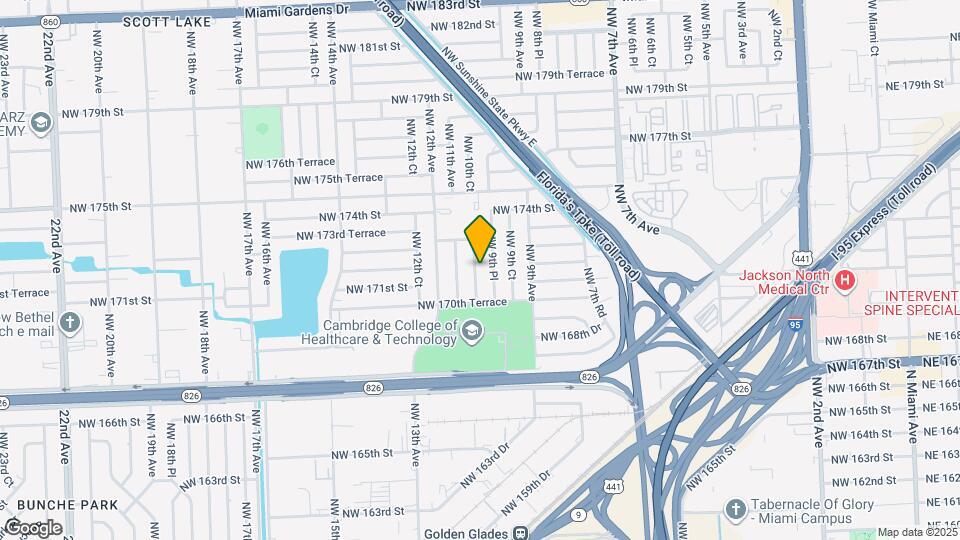 17131 NW 10th Ct Map and Location Details