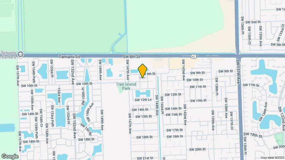 14511 SW 10th St-Unit -B Map and Location Details
