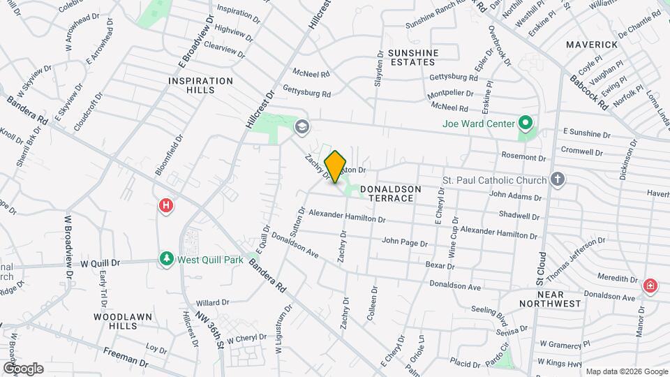 819 Zachry Dr Map and Location Details