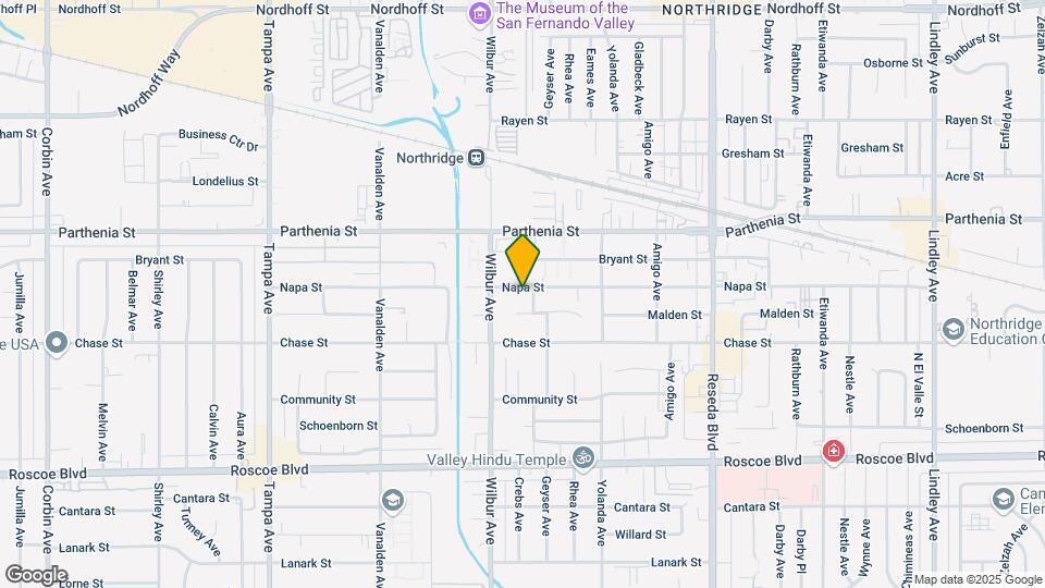 18828 Napa St Mapa y Detalles de la Ubicación