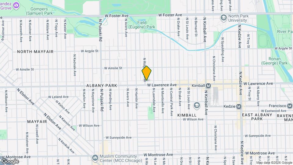 4801 N Ridgeway Ave Map and Location Details