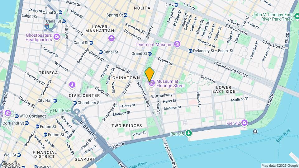 19 Eldridge St Map and Location Details