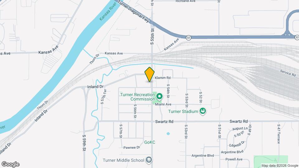 726 S 55th St Map and Location Details