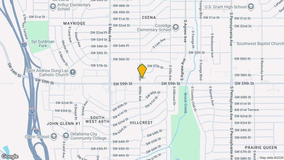 5910 S Ross Ave Map and Location Details