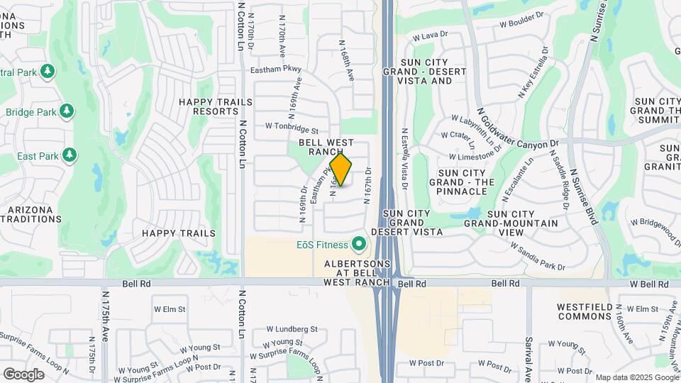 16833 W Bradford Way Map and Location Details