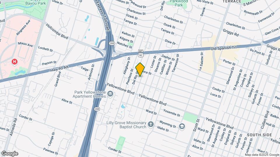 6726-6734 Burkett St Mapa y Detalles de la Ubicación