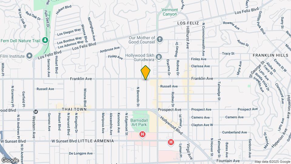 1851 N New Hampshire Ave Map and Location Details