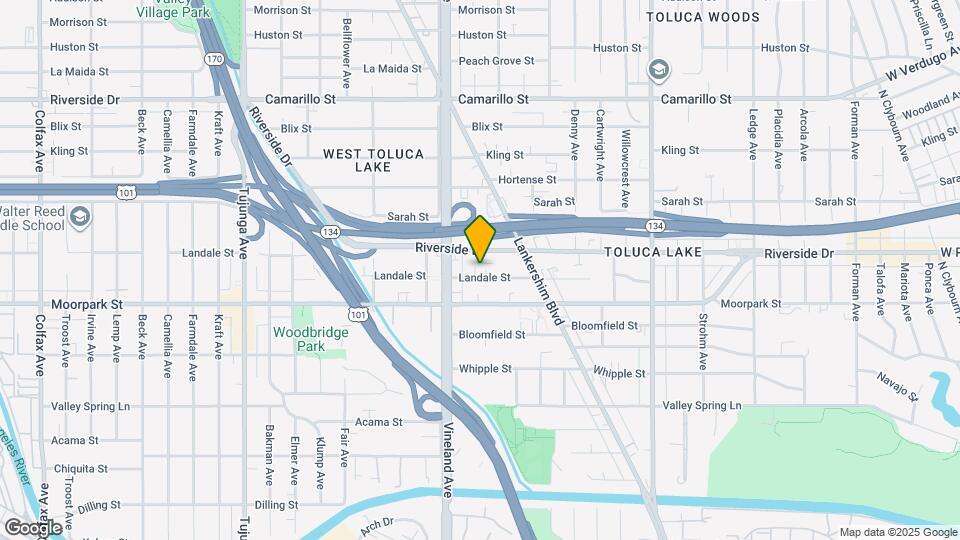 10929 Landale St, Unit 1 Map and Location Details