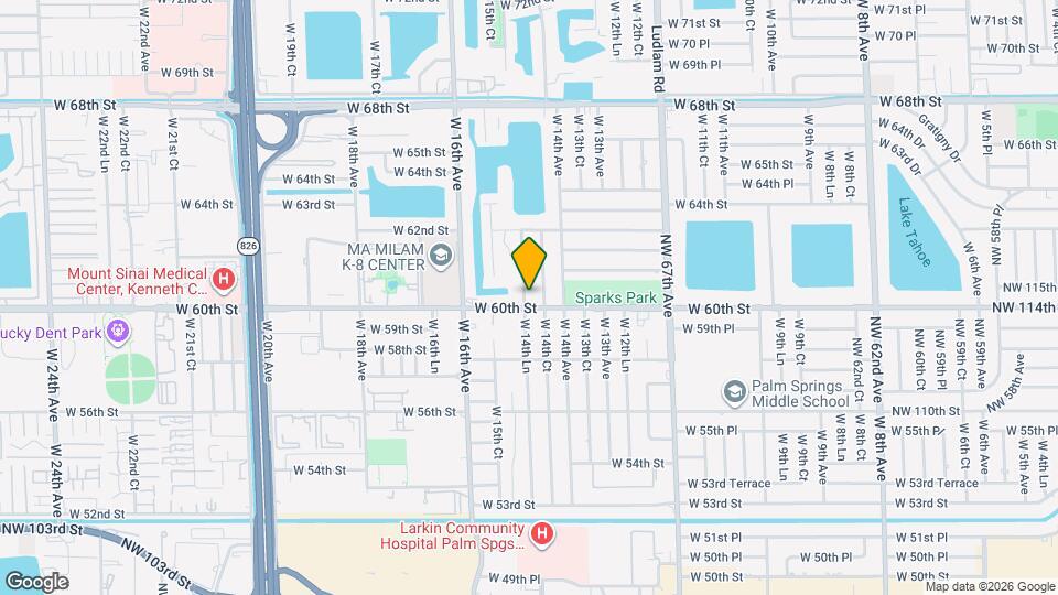 6049 W 14th Ln Mapa y Detalles de la Ubicación