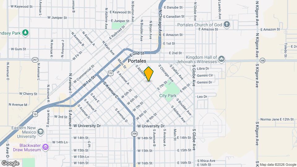 522 S Abilene Ave Map and Location Details