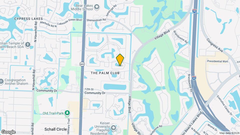 1117 Green Pine Blvd Map and Location Details