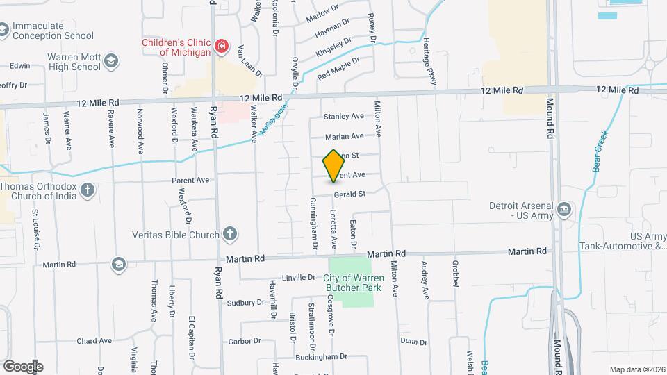 4709 Gerald St Map and Location Details