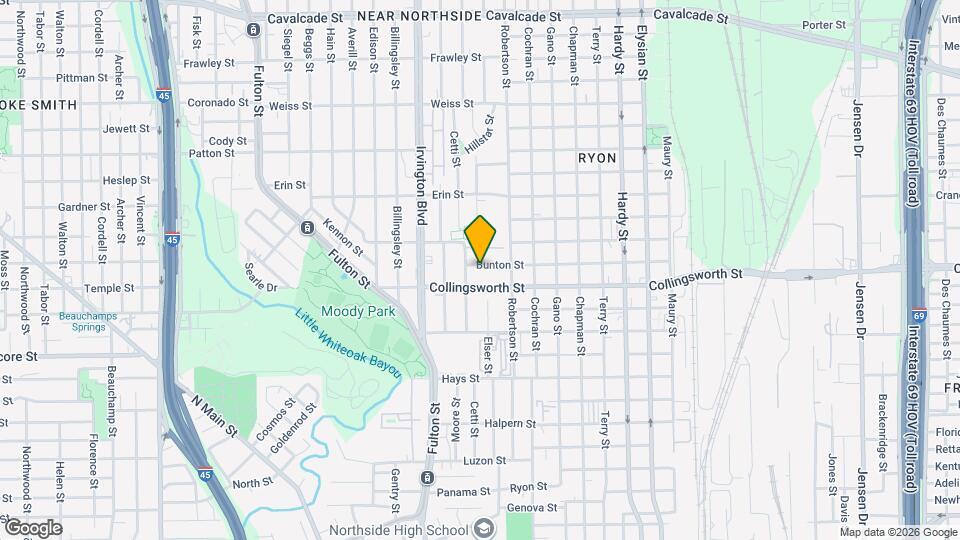 914 Bunton St Map and Location Details