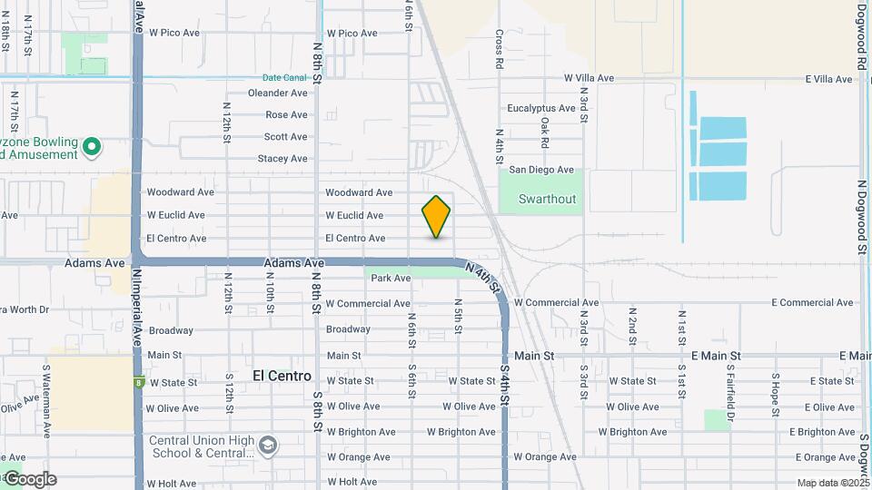 535 El Centro Ave Map and Location Details