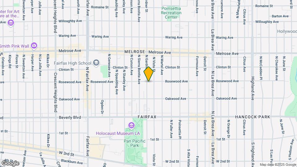 464 N Gardner St Mapa y Detalles de la Ubicación