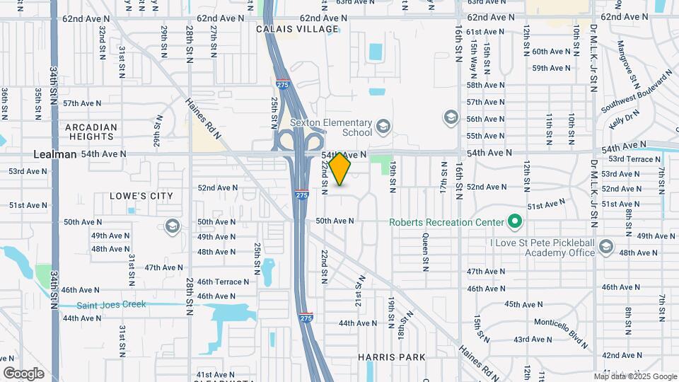 2105 52nd Ave N Map and Location Details