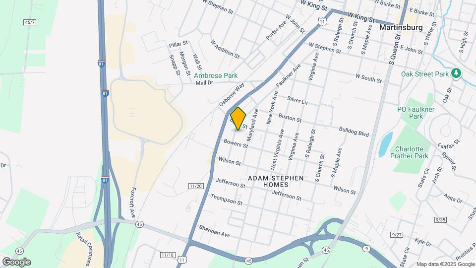 908 Florida Ave Map and Location Details