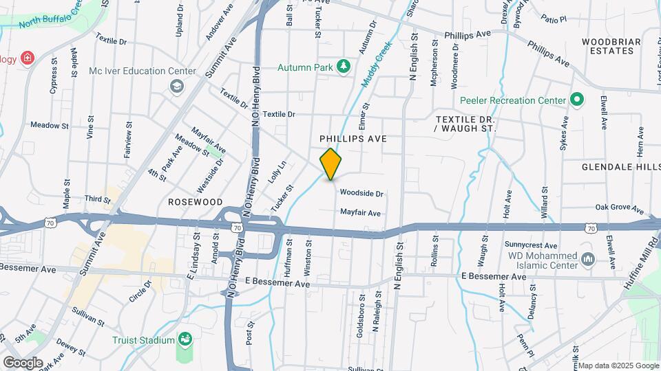 1219 Gatewood Ave Map and Location Details