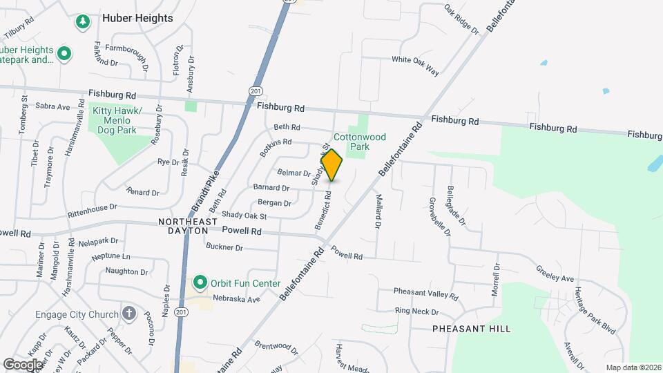 5708 Benedict Rd Map and Location Details