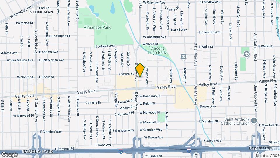 1540 New Ave Map and Location Details