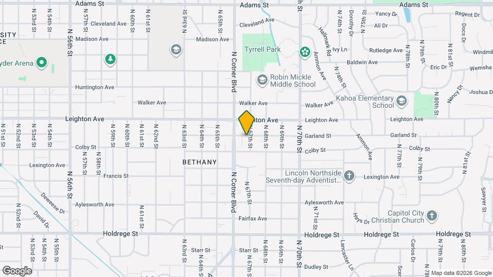 2139 N 67th St, Unit B Map and Location Details
